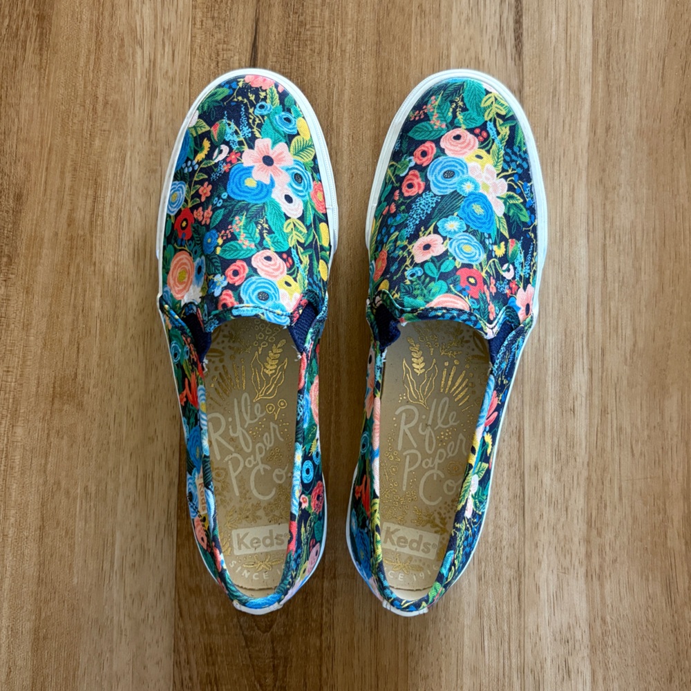 Keds x Rifle Paper Co. Women's Colorful Floral Slip-On Sneakers